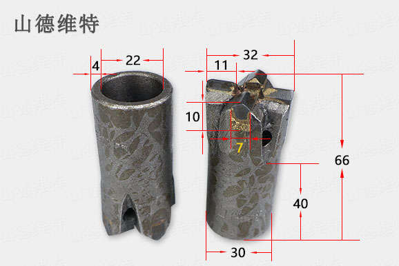 32礦用十字風(fēng)鉆頭圖片