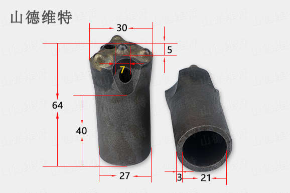 30球齒鉆頭柱齒釬頭圖片