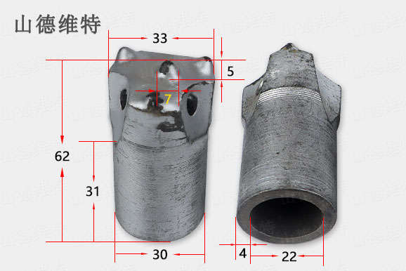 33礦用球齒鉆頭圖片